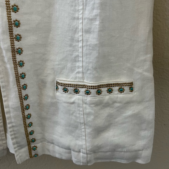 Chico’s White Linen Jacket - Picture 5 of 5